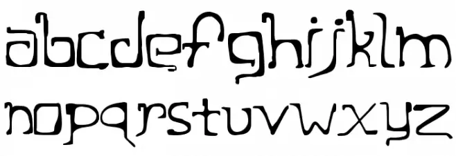 Cage Regular Schriftart Groß