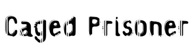 Caged Prisoner  Descarca Fonturi Gratis