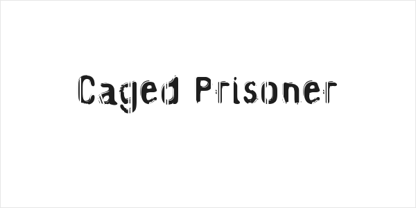 Caged Prisoner Logo