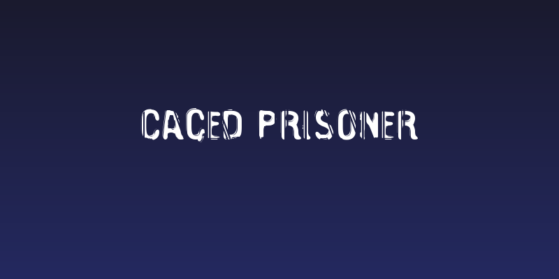 Caged Prisoner Social Header