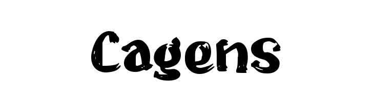 Cagens  Descarca Fonturi Gratis