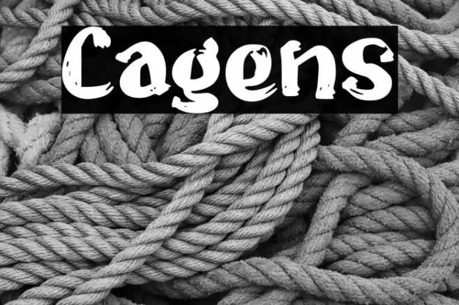 Cagens Font examples