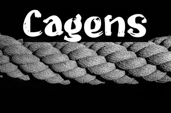 Cagens Font examples