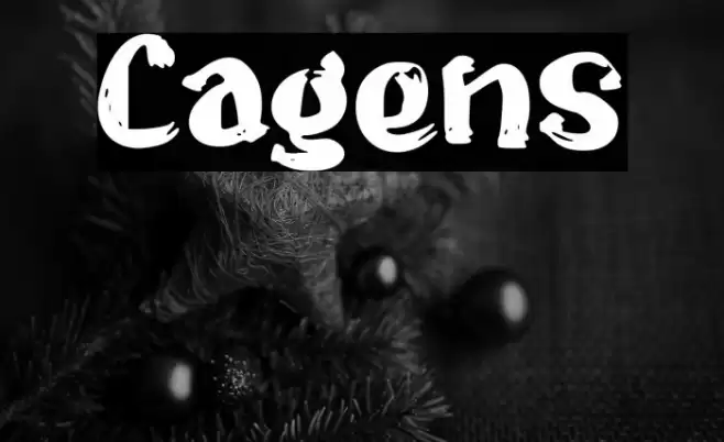 Cagens Font examples