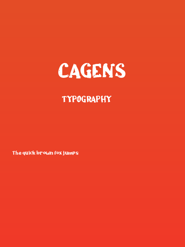 Cagens Poster