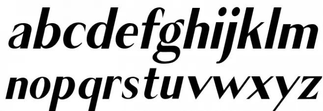 Cagile Italic Polices MINUSCULES