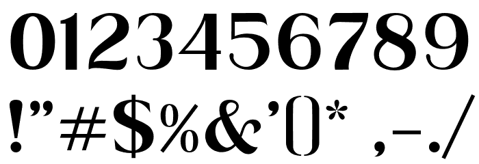 Cagile Regular Font OTHER CHARS