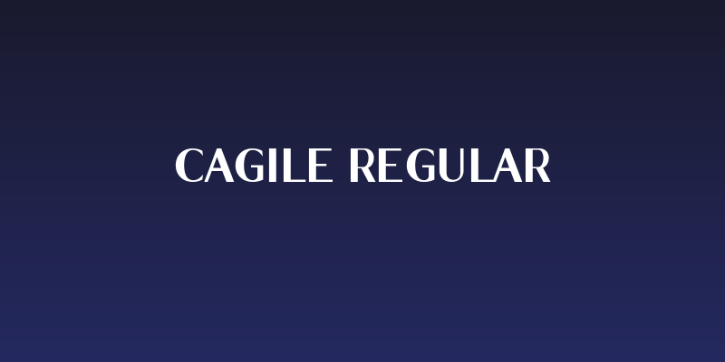 Cagile Regular Social Header