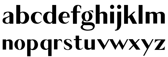 Cagile Regular Font LOWERCASE
