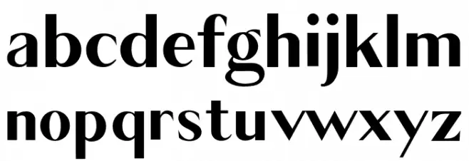 Cagile Regular फ़ॉन्ट लोअरकेस