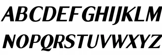 Cagile Semi Bold Italic Font Litere mari