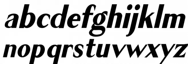 Cagile Semi Bold Italic フォント 小文字