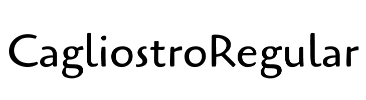 Cagliostro Regular  免费字体下载