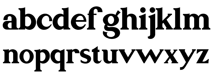 CagouleDEMO-Regular Font LOWERCASE