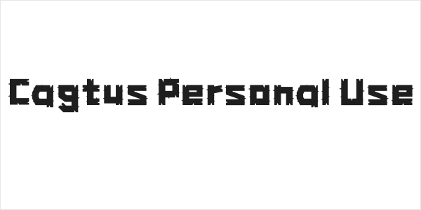 Cagtus Personal Use Logo