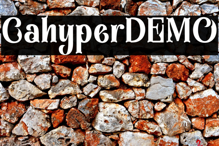 Cahyper DEMO Example 1