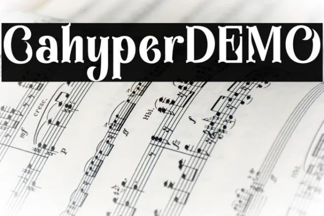 Cahyper DEMO Example 2