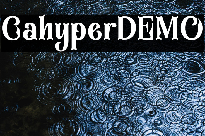 Cahyper DEMO Example 3