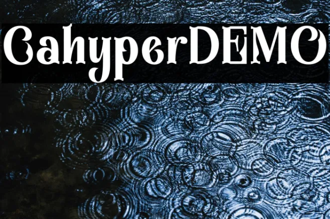 Cahyper DEMO Example 3