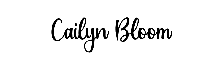 Cailyn Bloom  免费字体下载