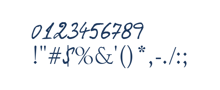 Caintanya font Other Characters