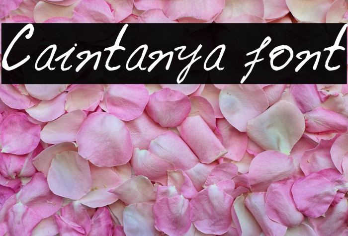 Caintanya font Example 2