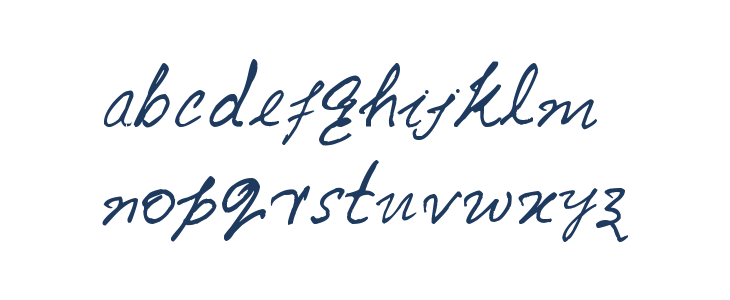 Caintanya font Lowercase