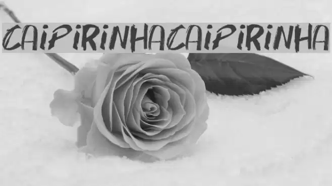 CaipirinhaCaipirinha Font examples