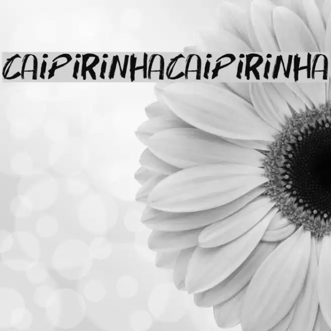 CaipirinhaCaipirinha Font examples