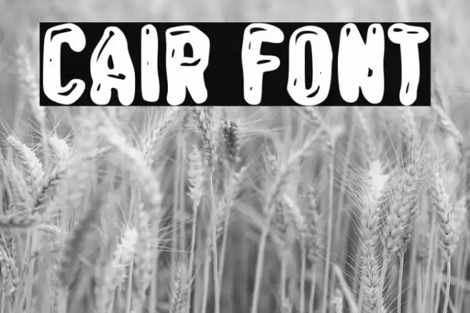 Cair Font examples