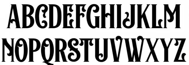 Cairlinn Шрифта ВЕРХНИЙ