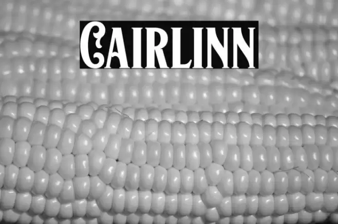 Cairlinn Font examples