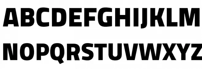 Cairo Black Schriftart Groß