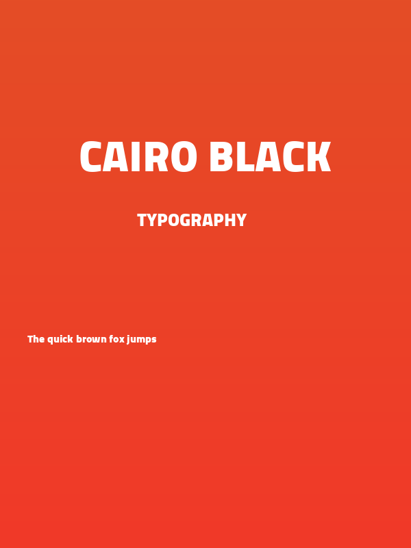 Cairo Black Poster