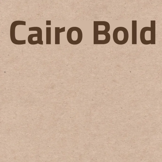 Cairo Bold Example 3