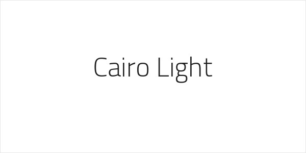 Cairo Light Logo