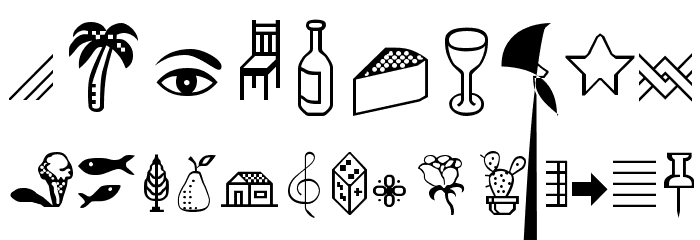 Cairo Medium Font OTHER CHARS