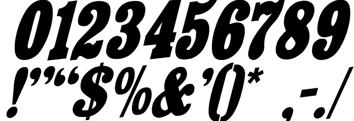 CairoExtended Italic Font OTHER CHARS