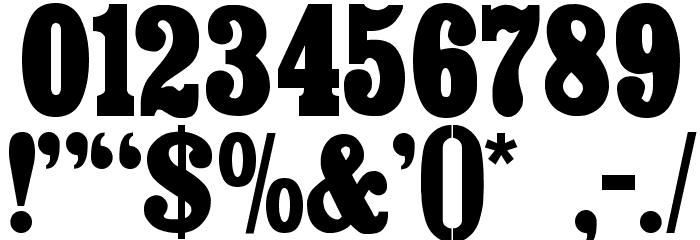 CairoExtended Regular Font OTHER CHARS