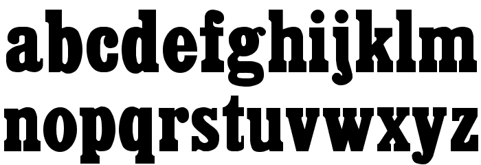 CairoExtended Regular Font LOWERCASE
