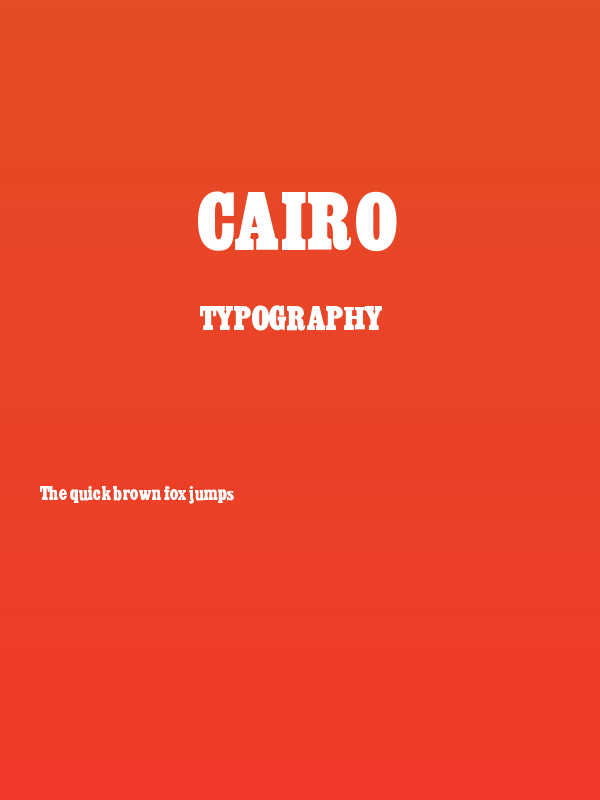 Cairo Poster