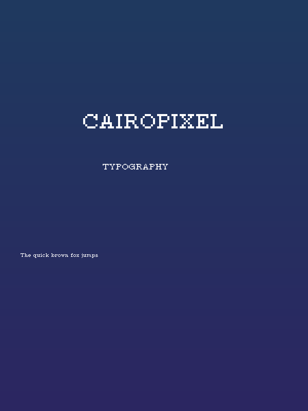 Cairopixel Poster