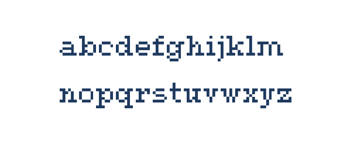 Cairopixel Lowercase