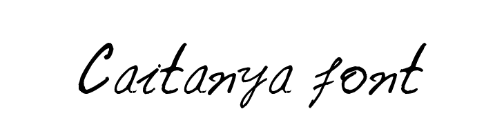 Caitanya font  Descarca Fonturi Gratis