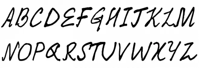 Caitanya font Caratteri MAIUSCOLE