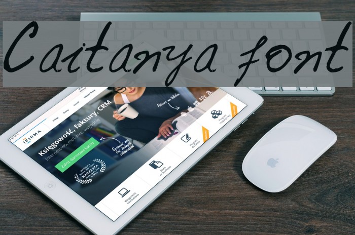 Caitanya font Font examples