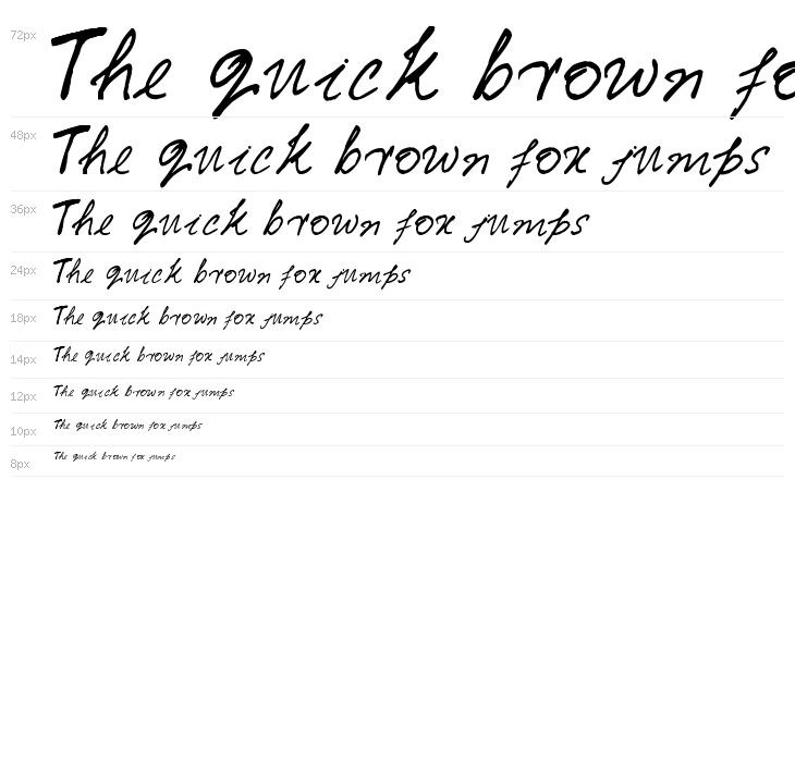 Caitanya font Waterfall