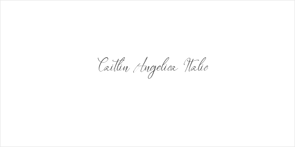 Caitlin Angelica Italic Logo