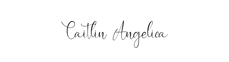 Caitlin Angelica  Descarca Fonturi Gratis