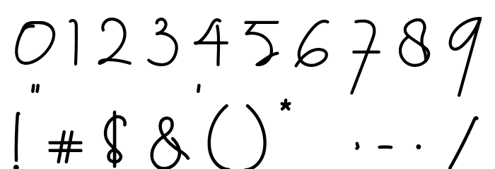 Caitlyn Script Font OTHER CHARS